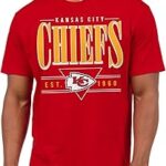Junk Food NFL Mens X NFL Established Retro - Adult Short Sleeve Fan Tee for Men & Women - Officially Licensed