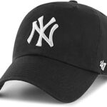 '47 MLB New York Yankees Brand Clean Up Adjustable Cap, One Size, Black