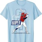 Bryce Harper | Philadelphia MLB Players | MLBHARP3004 T-Shirt