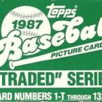 Topps 1987 Traded Complete Card Set