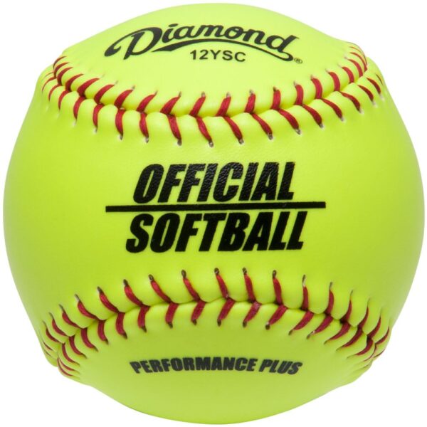 Diamond Fastpitch 12YSC Softballs Bucket