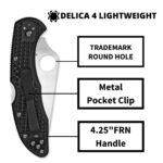 Spyderco Delica 4 Folding Knife - Image 4