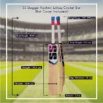 SS Slogger Kashmir Willow Cricket Bat - Image 4