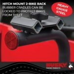 Husky Towing 2-Bike Hitch Rack - Image 2