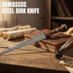 SANZ Damascus Steel Hunting Knife - Image 4