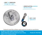 Quicksilver 76214Q5 Aluminum Anode Plate - Image 2
