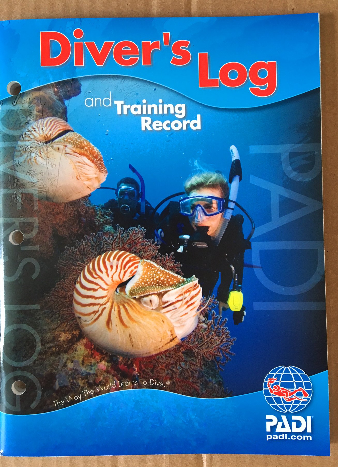 81vCP14rk7L PADI Diver's Log Training Record - Image 1